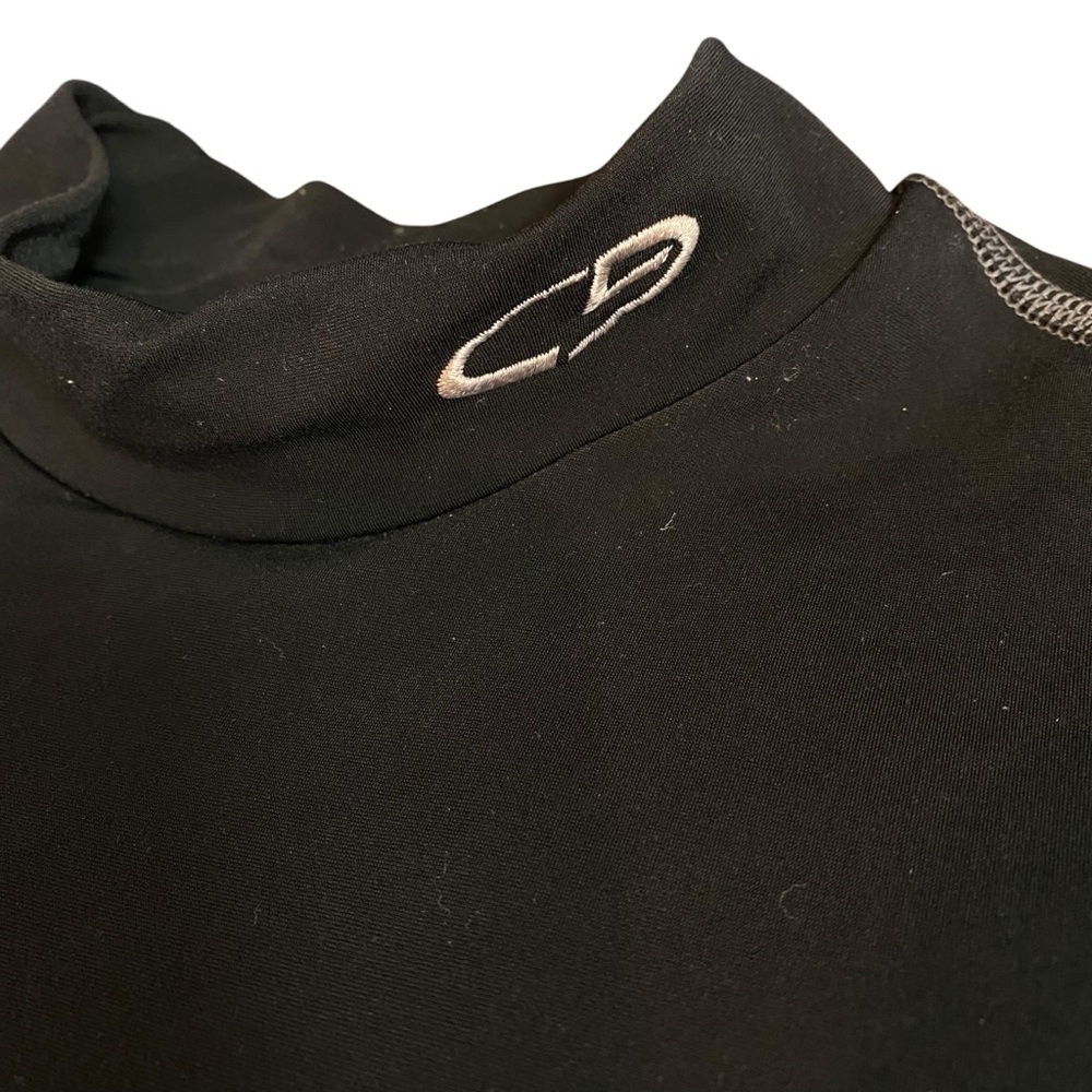 CHAMPION Duo Dry Long Sleeve Base Layer Shirt Women XL Black with accent stitch - Picture 4 of 8